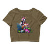 “Dias de los Flores” Women’s Crop Top - Image 2