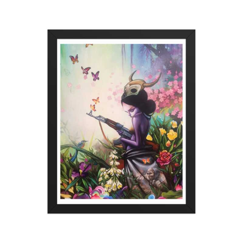 Secrets in the Garden Print - Framed - Image 3