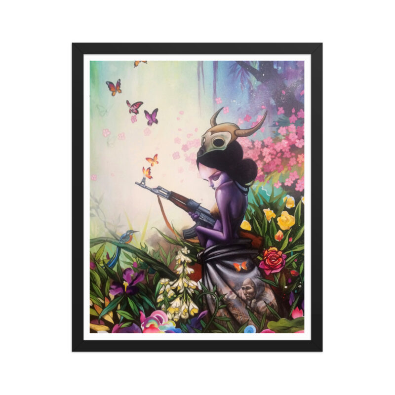 Secrets in the Garden Print - Framed