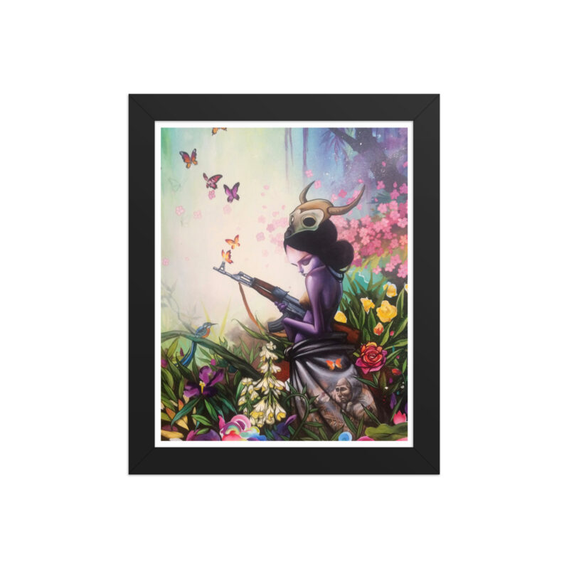 Secrets in the Garden Print - Framed - Image 2